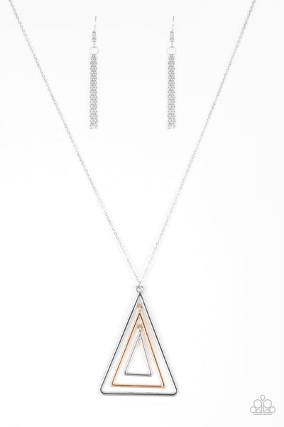 TRI Harder - Silver Necklace