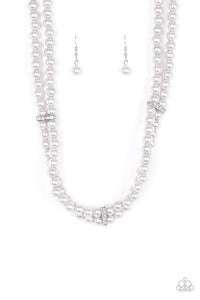 Put On Your Party Dress - Silver Necklace