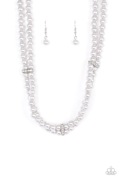 Put On Your Party Dress - Silver Necklace