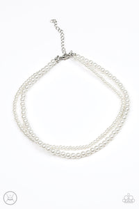 Ladies Choice - White Choker Necklace