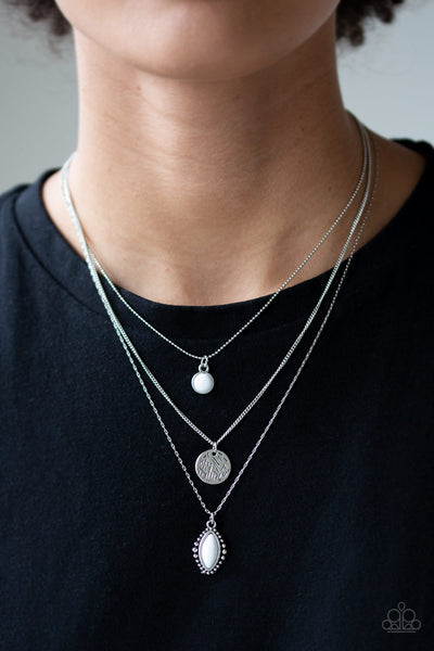 Tide Drifter - White Necklace