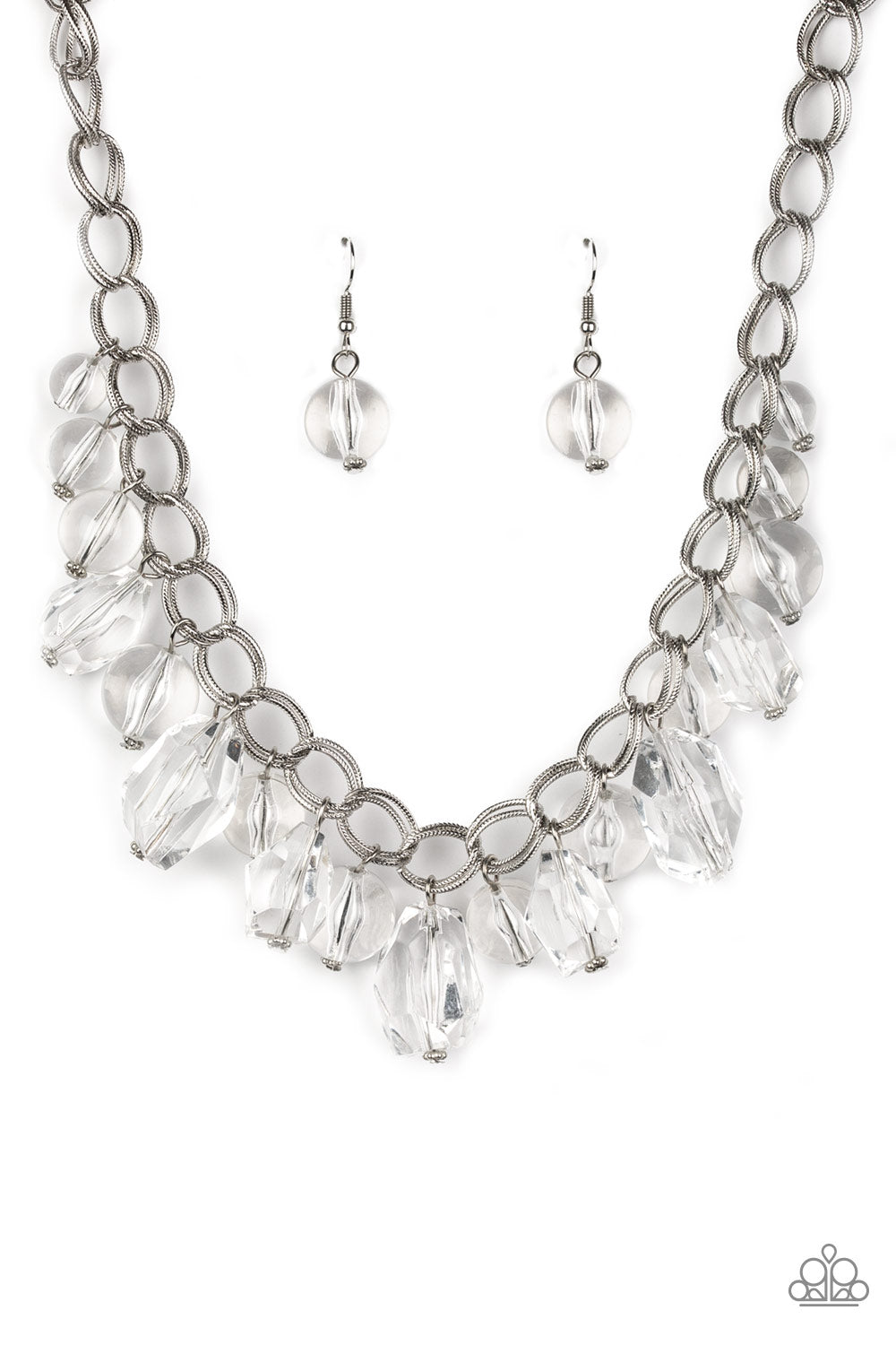 Gorgeously Globetrotter - White Necklace