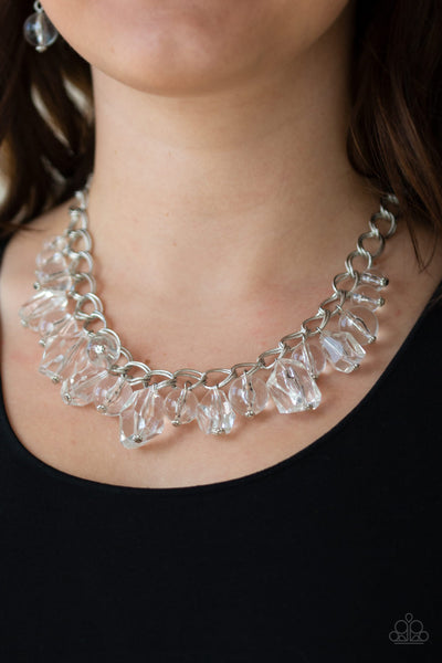 Gorgeously Globetrotter - White Necklace