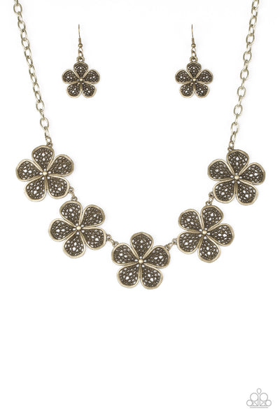 No Common Daisy - Brass Necklace