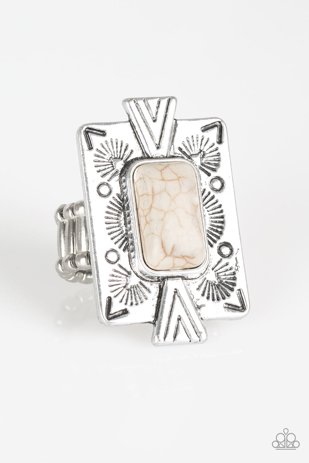 Stone Cold Couture - White Ring