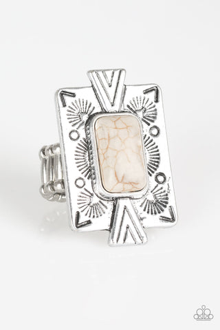 Stone Cold Couture - White Ring