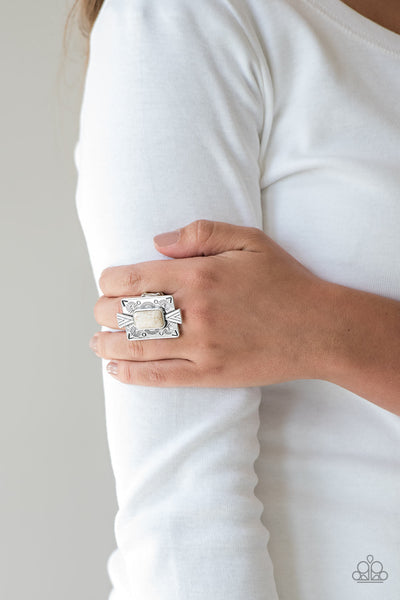 Stone Cold Couture - White Ring