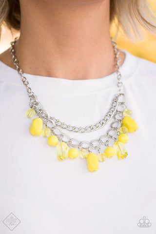 Brazilian Bay - Yellow Necklace