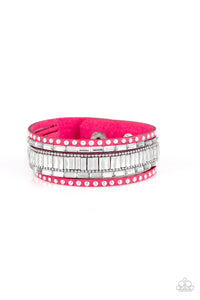 Rock Star Rocker - Pink Wrap Urban Bracelet