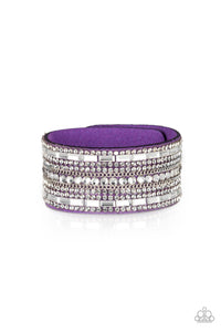 Rebel Radiance - Purple Wrap Urban Bracelet