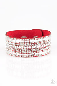 Rebel Radiance - Red Wrap Urban Bracelet