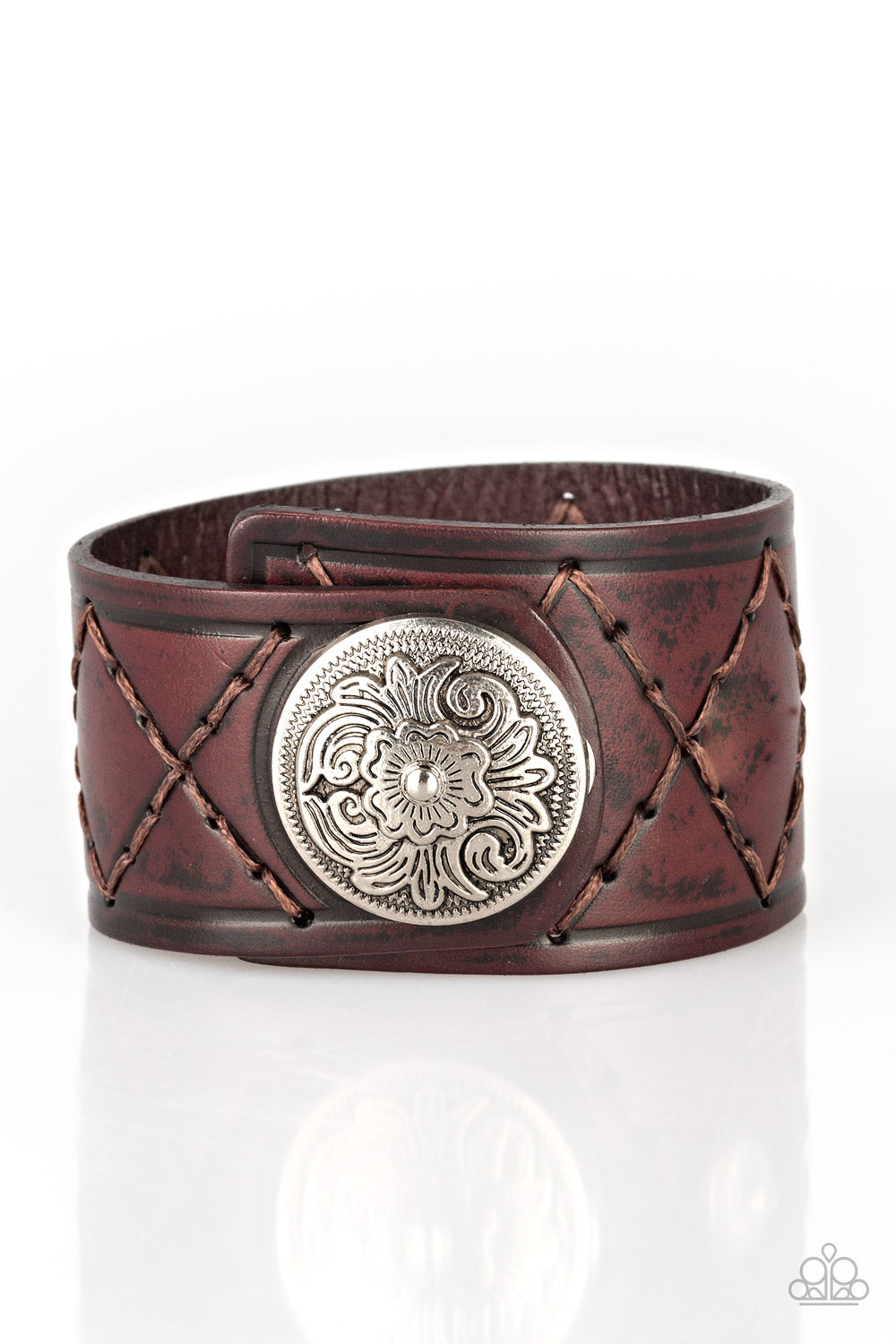 Badlands Bandit - Brown Wrap Urban Bracelet