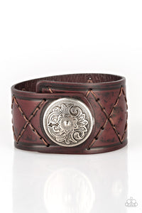 Badlands Bandit - Brown Wrap Urban Bracelet