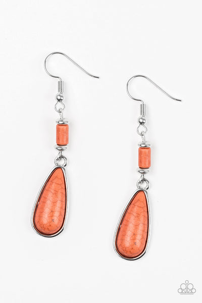 Courageously Canyon - Orange Earrings
