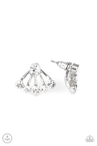 Jeweled Jubilee - White Post Earrings