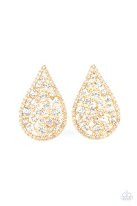 REIGN-Storm - Gold Post Earrings