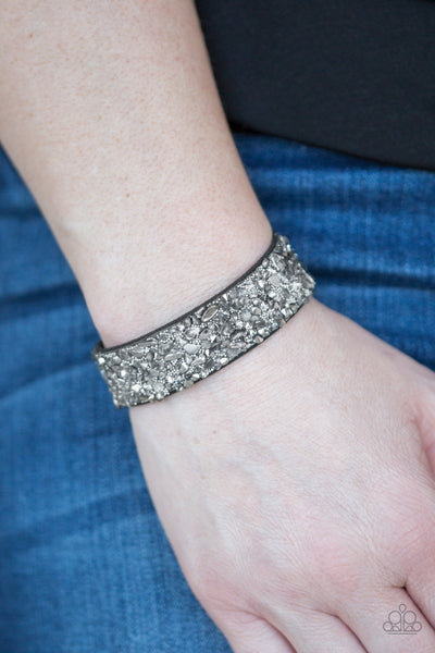 Stardust Sparkle - Silver Wrap Urban Bracelet