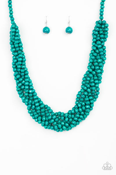 Tahiti Tropic - Blue Necklace