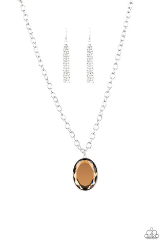 Light As HEIR - Brown Necklace