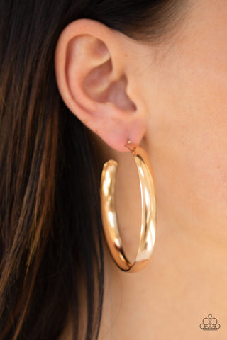 A Double Feature - Gold Hoop Earrings