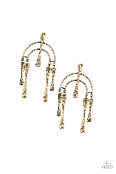 ARTIFACTS Of Life - Brass Earrings