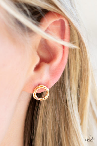 Simple Radiance - Gold Earrings