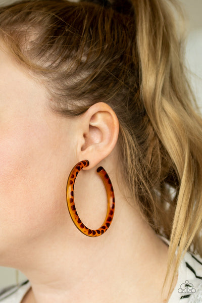 Miami Minimalist - Brown Earrings