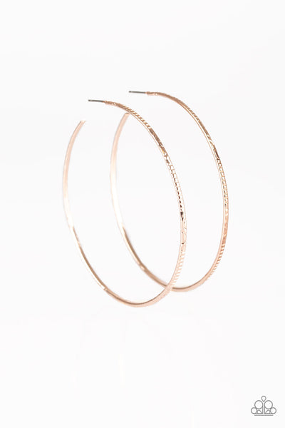 Sleek Fleek - Rose Gold Earrings