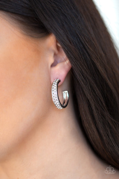 Cash Flow - White Earrings