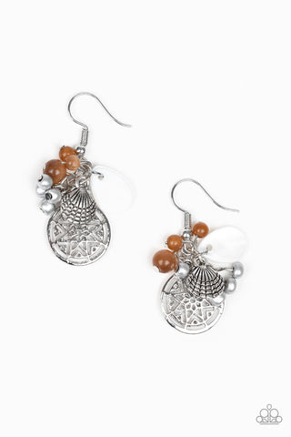 Ocean Oracle - Brown Earrings