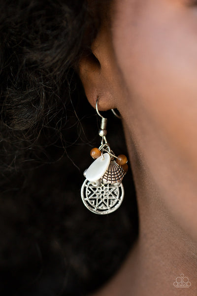 Ocean Oracle - Brown Earrings