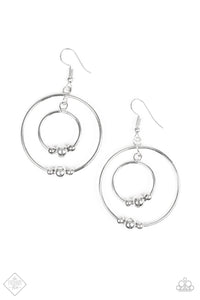 Center of Attraction - Silver Earrings