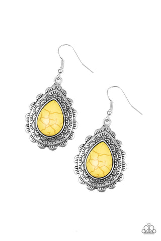 Mesa Mustang - Yellow Earrings