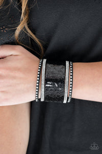MERMAIDS Have More Fun - Black Wrap Urban Bracelet