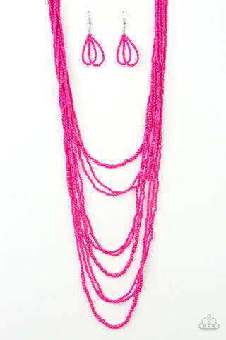 Totally Tonga - Pink Necklace
