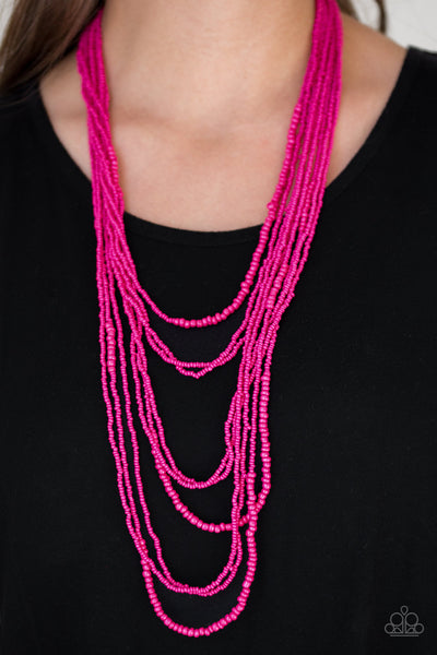 Totally Tonga - Pink Necklace