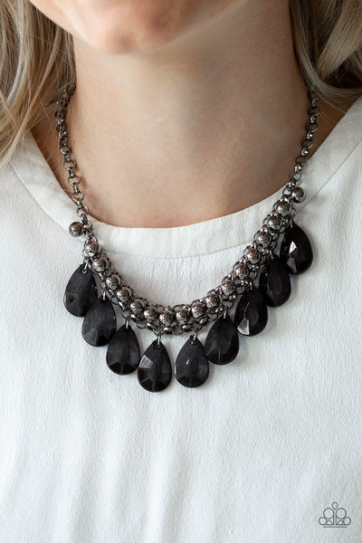 Fashionista Flair - Black Necklace