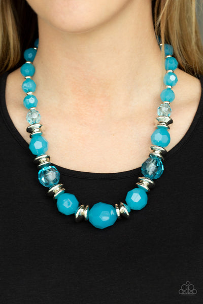 Dine and Dash - Blue Necklace