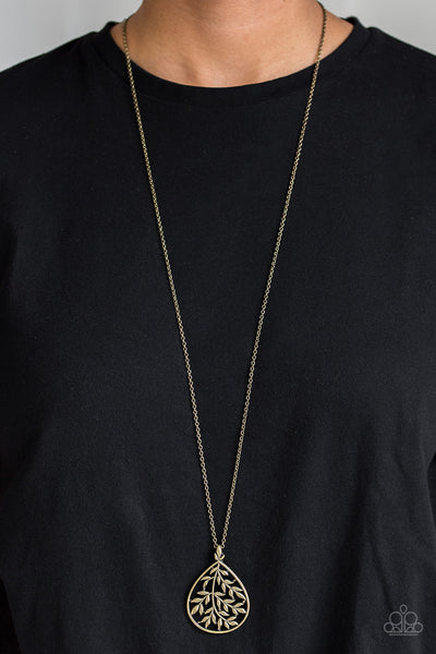 BOUGH Down - Brass Necklace