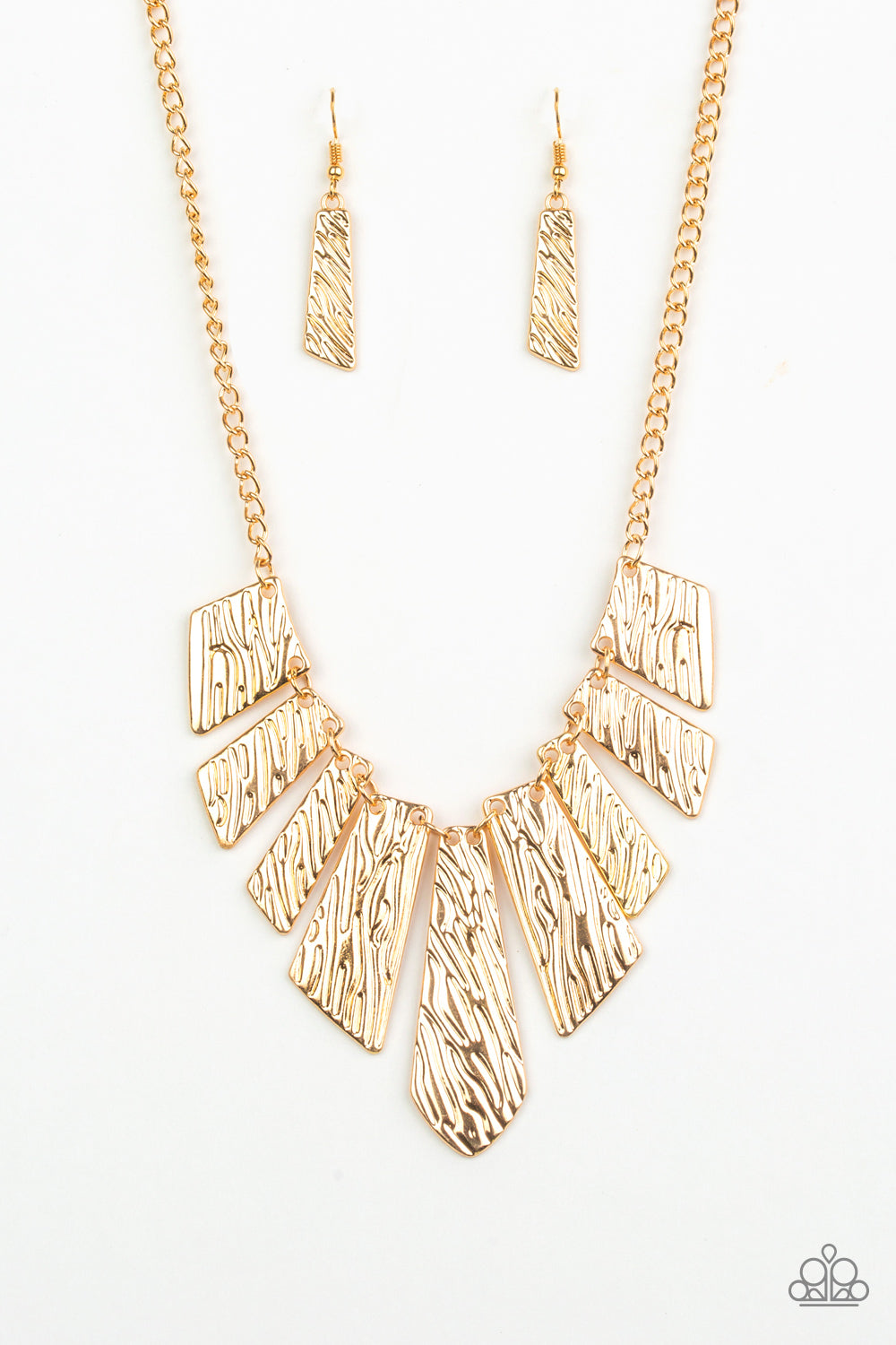 Texture Tigress - Gold Necklace