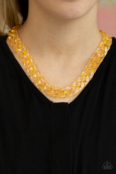 Put It On Ice - Gold Necklace