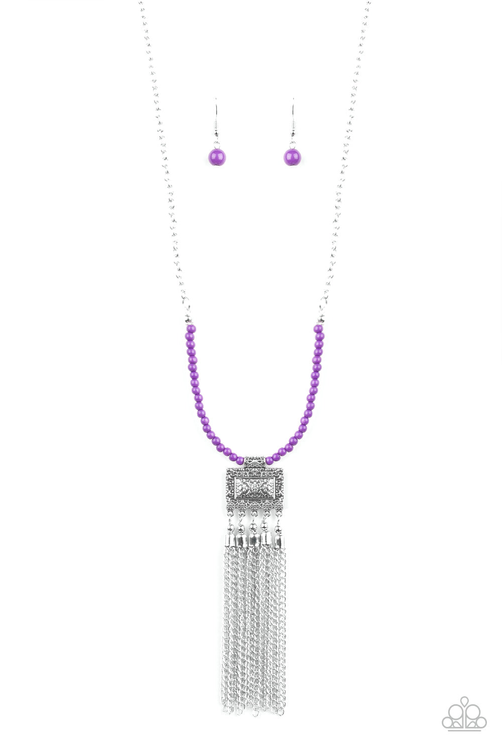 Mayan Masquerade - Purple Necklace