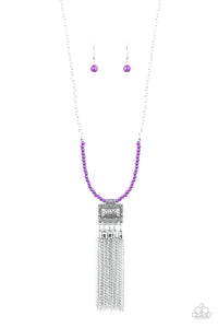 Mayan Masquerade - Purple Necklace