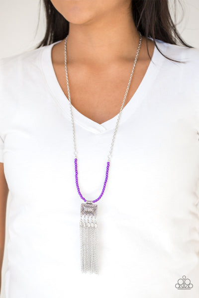 Mayan Masquerade - Purple Necklace