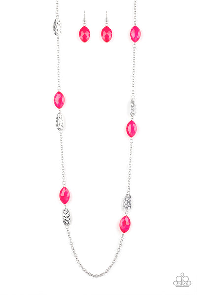 Beachfront Beauty - Pink Necklace