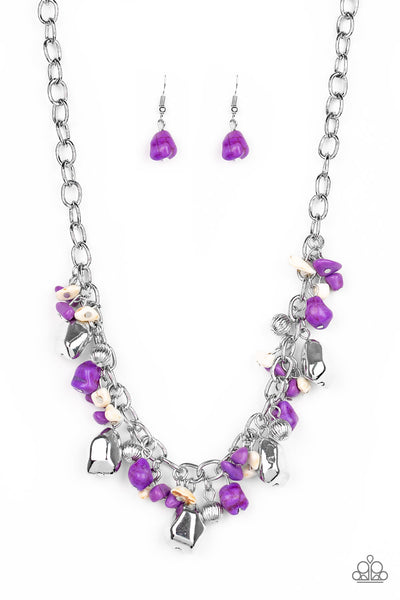Quarry Trail - Purple Necklace