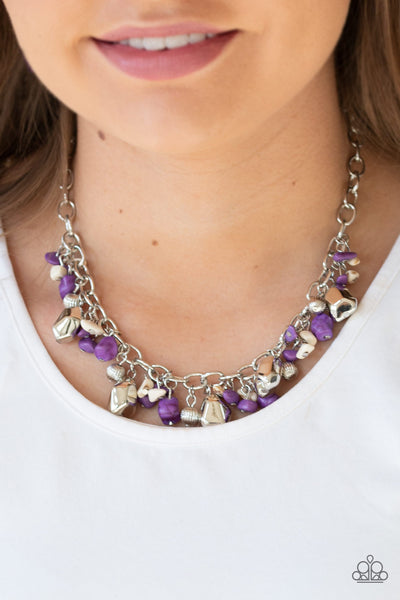 Quarry Trail - Purple Necklace