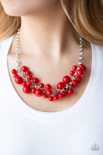 Walk This BROADWAY- Red Necklace