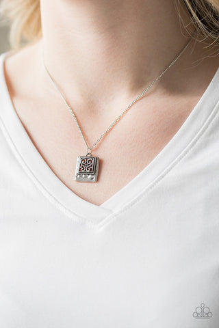 Back To Square One - Silver Necklace