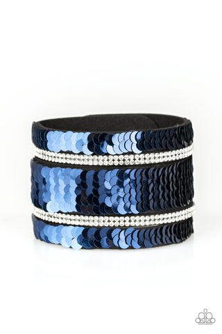 MERMAID Service - Blue/Silver Wrap Urban Bracelet